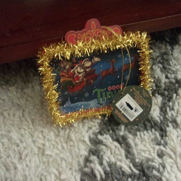 Disney Paper Ornament Mickey And Minnie Mouse Turn Of The Century New with tags - Picture 2 of 6